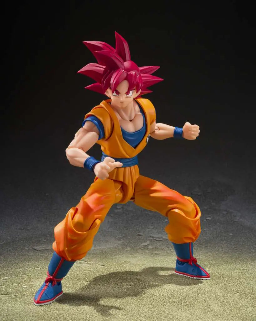 [PREORDINE] DRAGON BALL SUPER SAIYAN GOD SON GOKU GOD AURA S.H.FIGUARTS