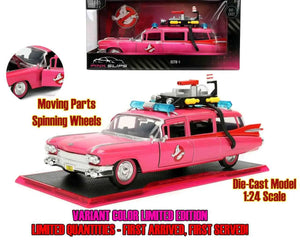[PREORDINE] Ghostbusters Ecto-1 Pink 1/24 Die-Cast Jada Toys - Edizione Limitata