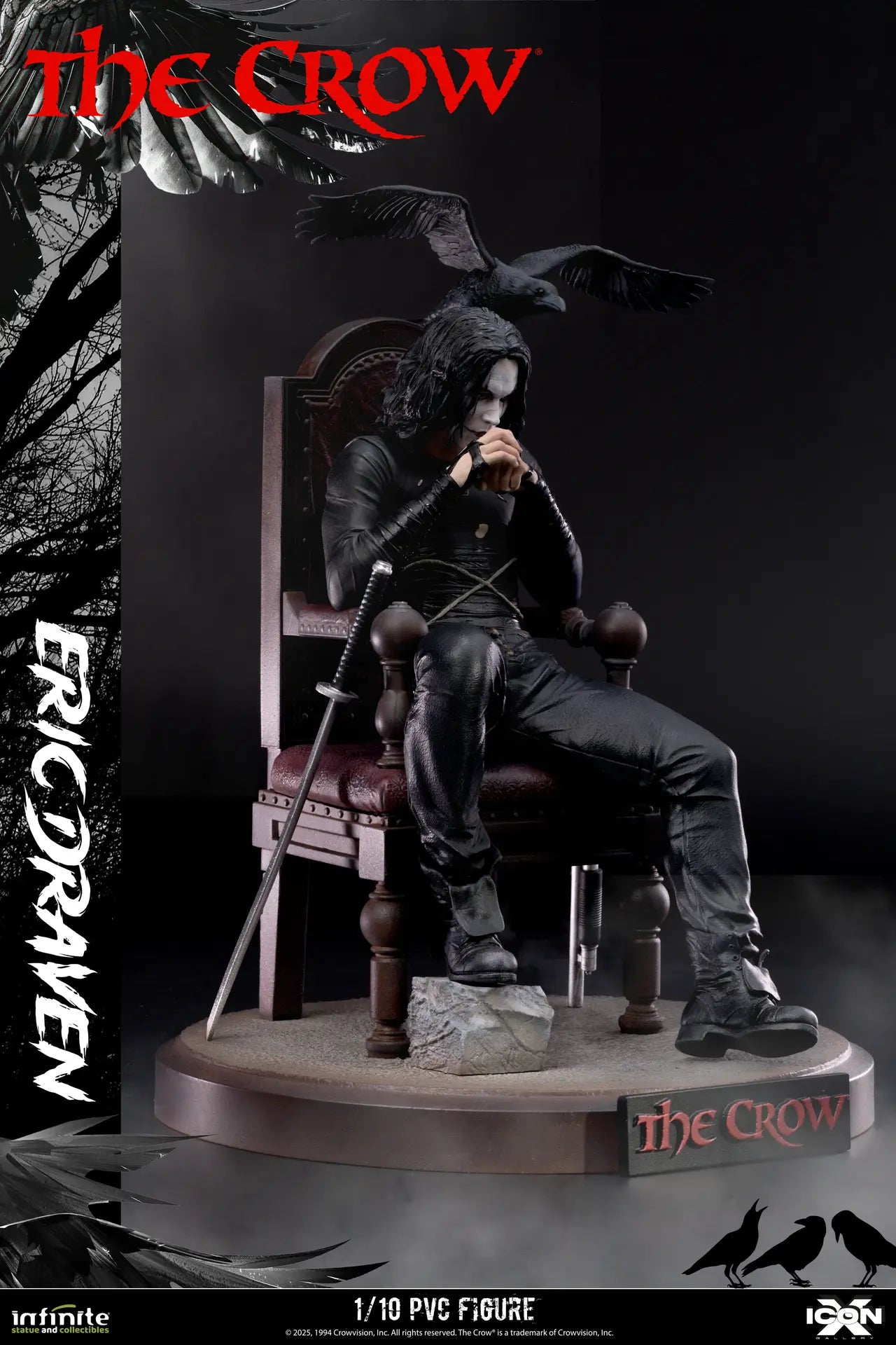 [PREORDINE] The Crow Eric Draven Icon X 1/10 PVC Figure - Infinite Statue