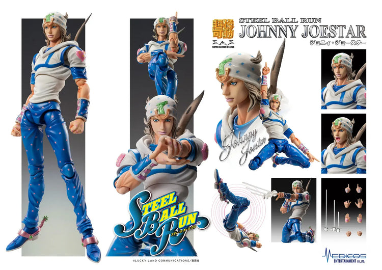[PREORDINE] Johnny Joestar Super Action Statue - Jojo's Bizarre Adventure Part 7