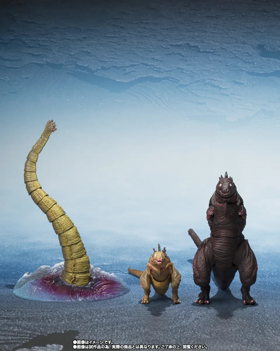 [PREORDINE] Godzilla 2016 - 2nd Form, 3rd Form & Giant Unidentified Creature Set S.H.MonsterArts