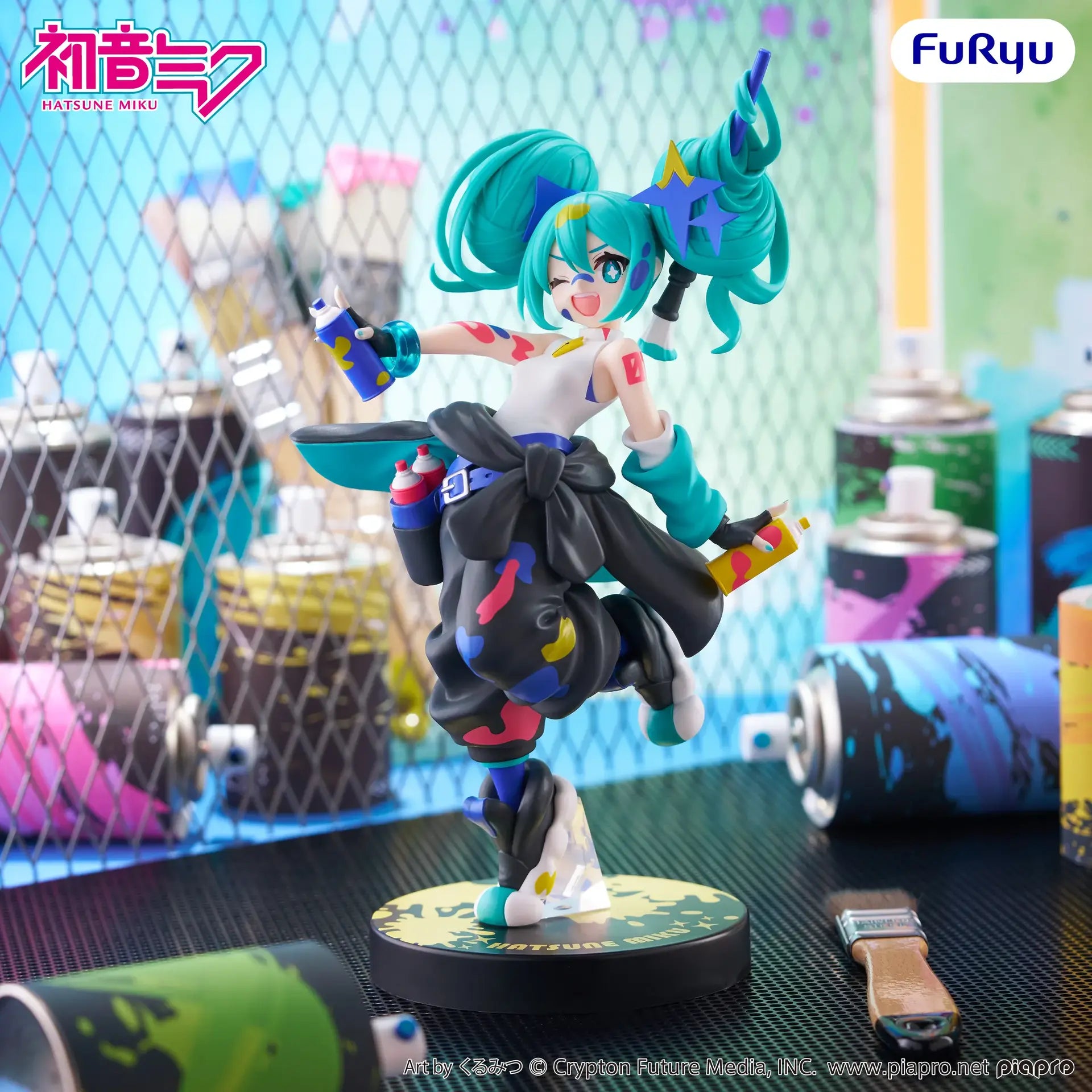 [PREORDINE] Hatsune Miku Paint Girl Another Color - Muchute Figure FURYU