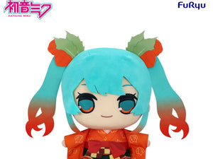 [PREORDINE] HATSUNE MIKU FLOWER FAIRY WINTER CHERRY KYURUMARU BIG PLUSH - FURYU