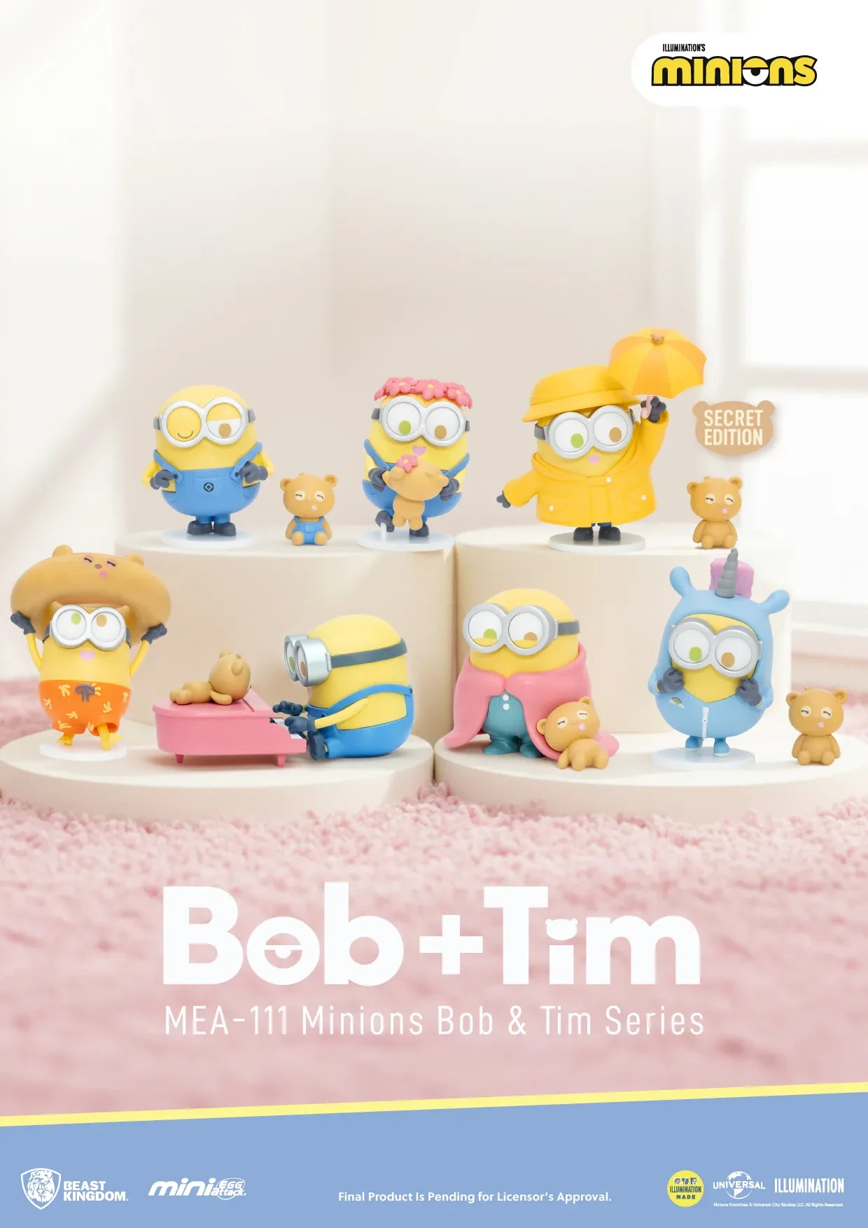 [PREORDINE] Minions Bob & Tim Mini Egg Attack Set (6) - Beast Kingdom