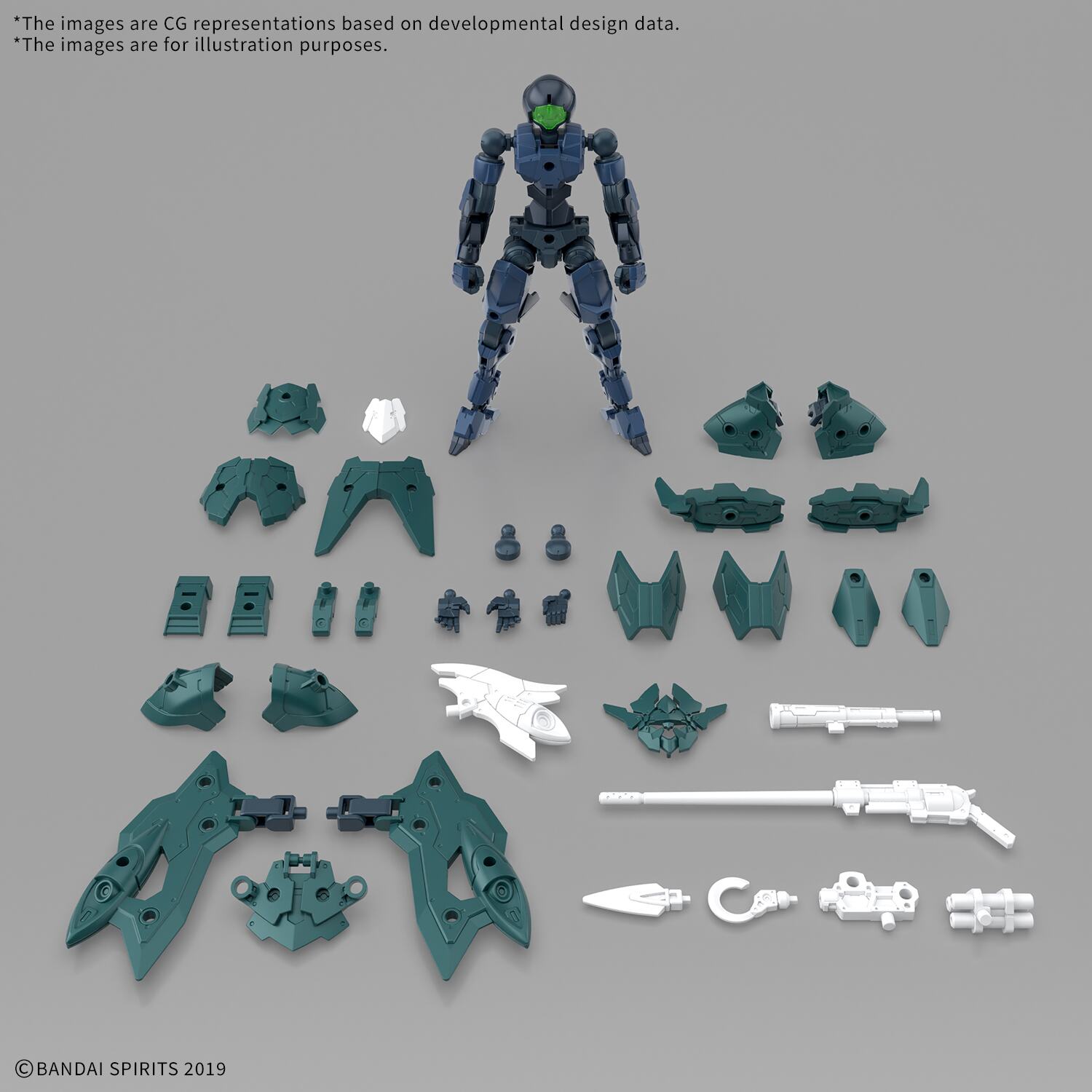 [PREORDINE] 30MM EXM-A9P Spinatio Pirate Type 1/144 - Model Kit Bandai