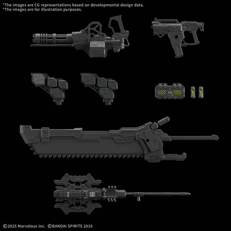 [PREORDINE] 30MM Option Parts Set Daemon X Machina TS Weapon Set 01 - Bandai Model Kit