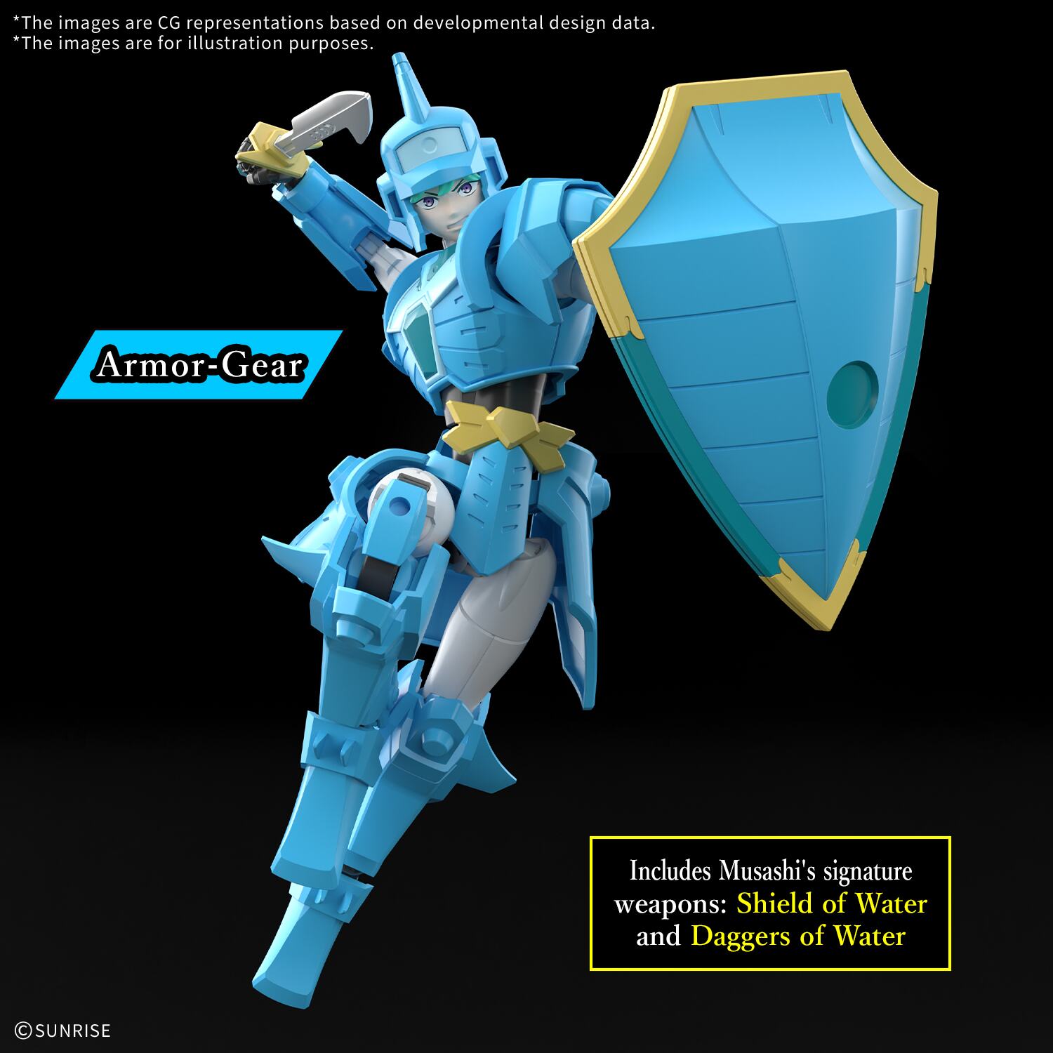 [PREORDINE] 30MF Yoroi-Shinden Musashi of the Water - Model Kit Bandai