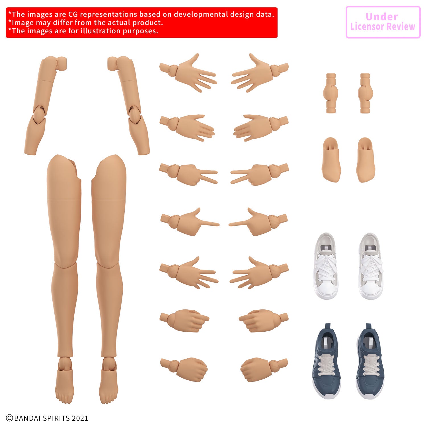 [PREORDINE] 30MS Option Body Parts: Braccia e Gambe (Colore C)