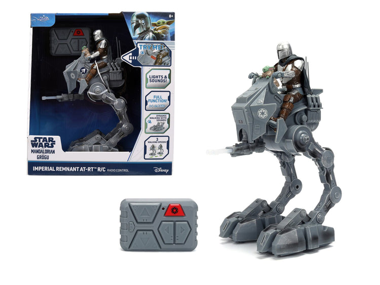 [PREORDINE] STAR WARS THE MANDALORIAN & GROGU IMPERIAL AT-RT RC 1/12 Jada Toys