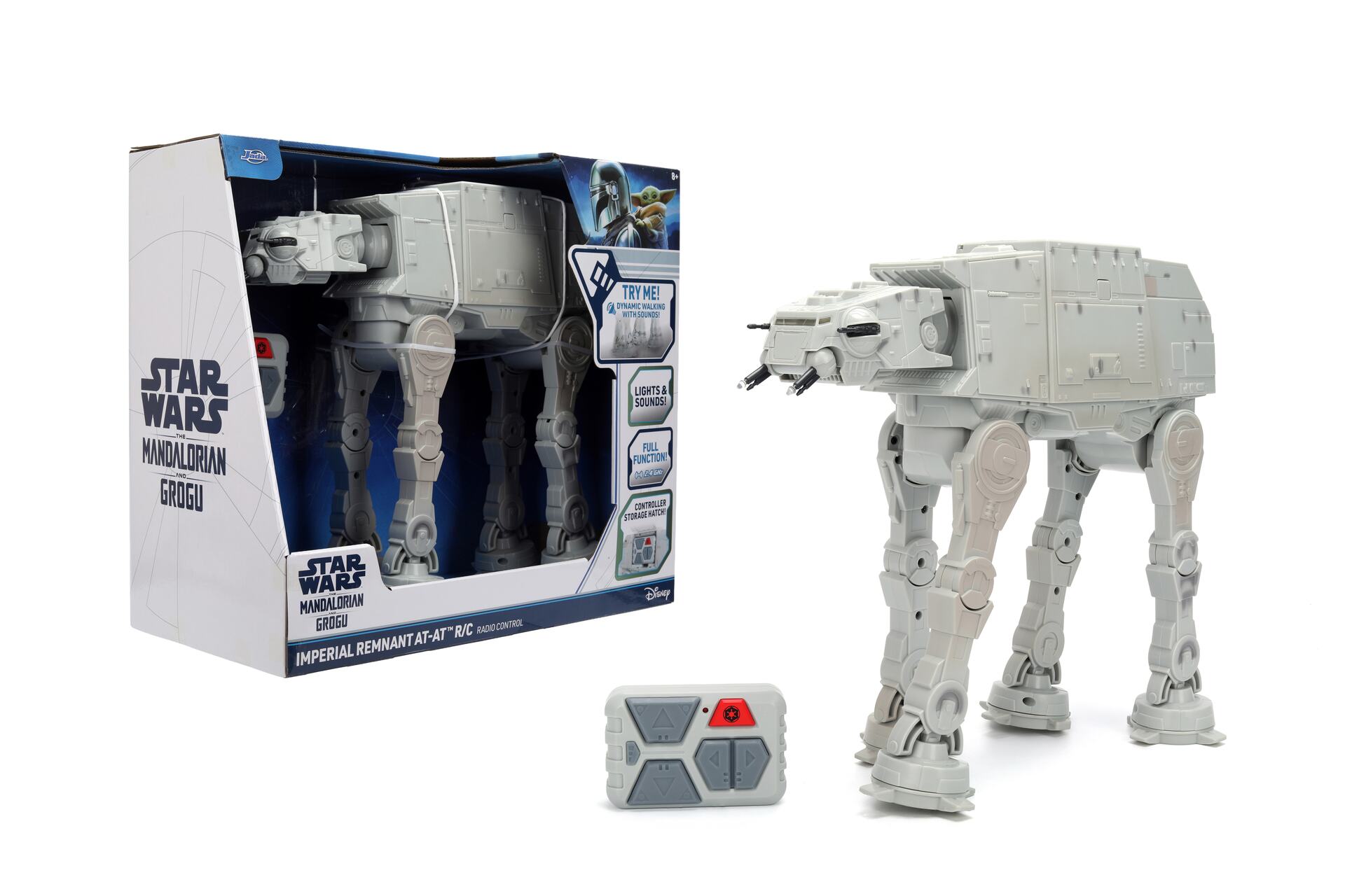 [PREORDINE] STAR WARS THE MANDALORIAN & GROGU IMPERIAL AT-AT RC MODEL 1/12 JADA TOYS