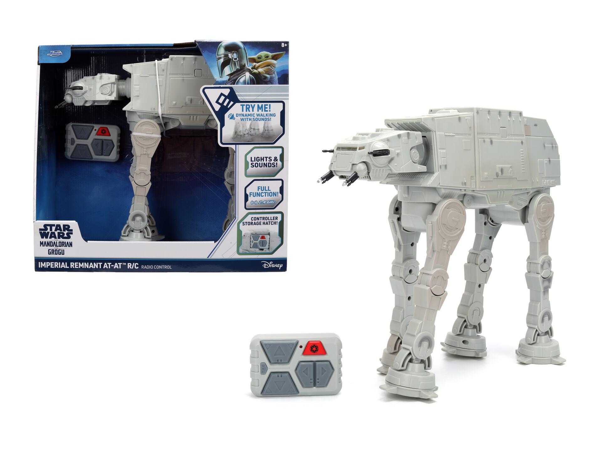 [PREORDINE] STAR WARS THE MANDALORIAN & GROGU IMPERIAL AT-AT RC MODEL 1/12 JADA TOYS