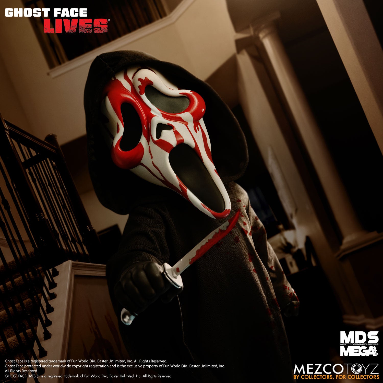 [PREORDINE] Ghost Face Bloody MDS Mega Scale Action Figure - Mezco Toys