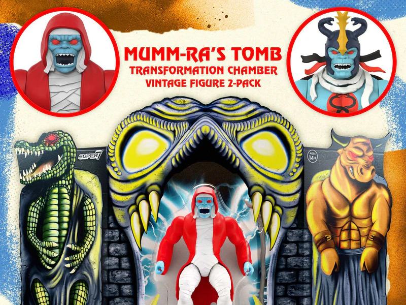 [PREORDINE] Thundercats Vintage Figures Mumm-Ra's Tomb 2-Pack - Super7