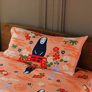 [PREORDINE] Federa Cuscino Spirited Away Senza Volto & Fiori - Studio Ghibli