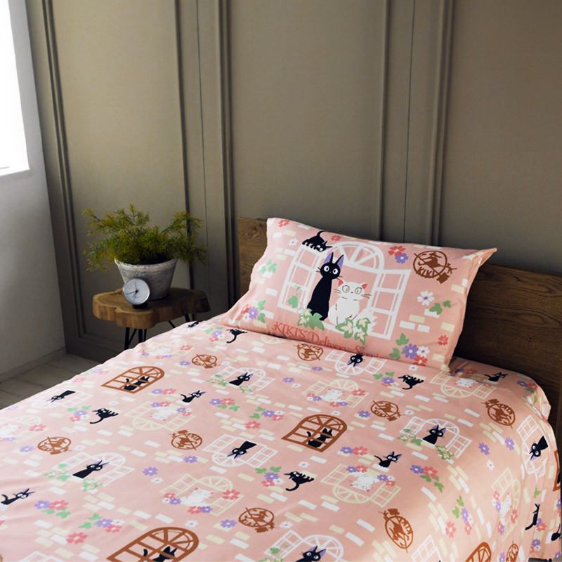 [PREORDINE] Kiki's Delivery Service - Completo Letto Jiji Natsu Rosa