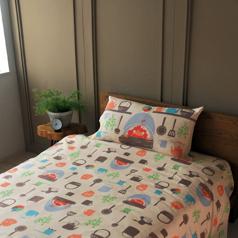 [PREORDINE] Completo Letto Il Castello Errante di Howl - Calcifer Natsu
