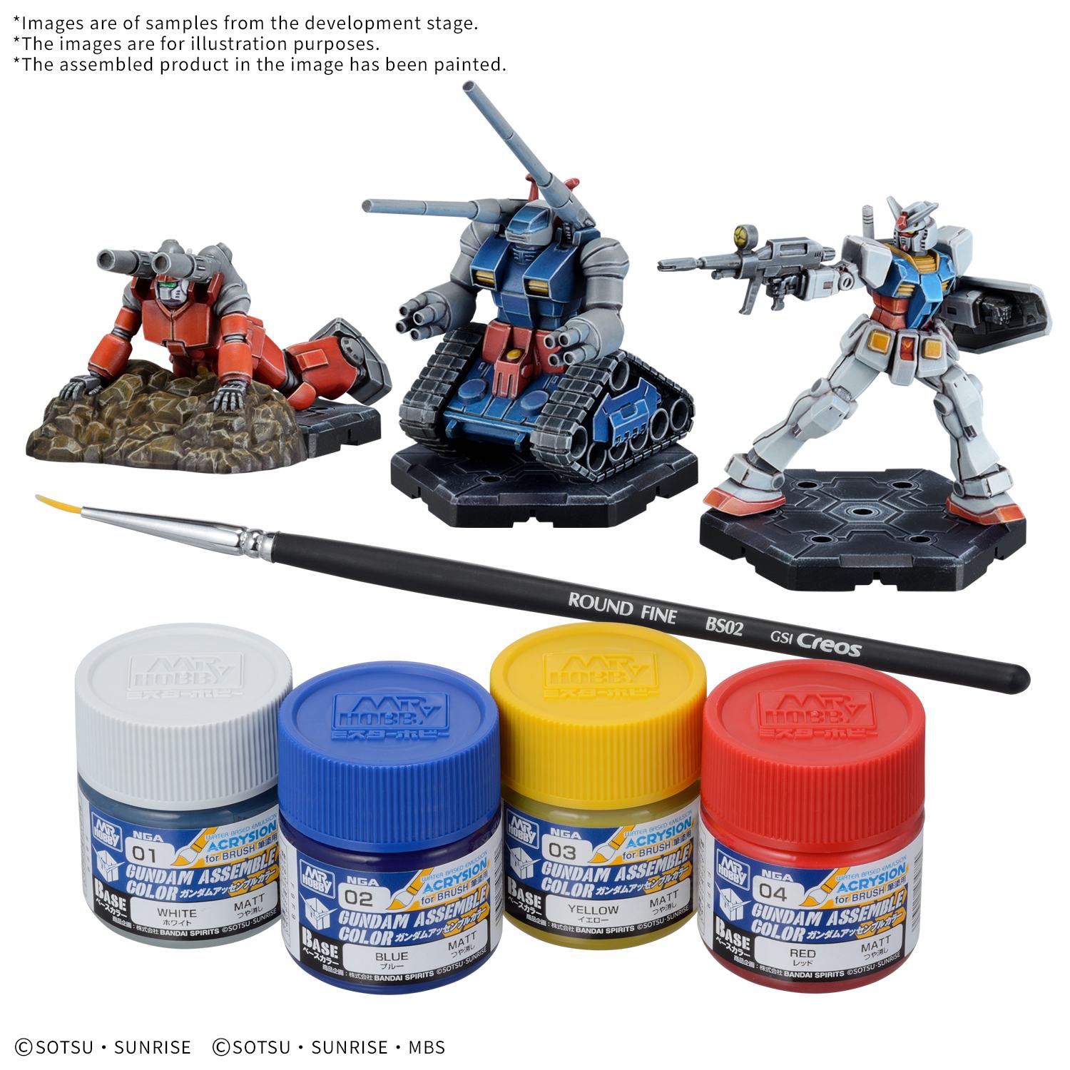 [PREORDINE] GUNDAM ASSEMBLE PAINT PACK 01 - Kit Colori per Miniature