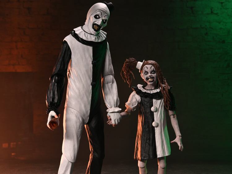 [PREORDINE] Terrifier 2: Art the Clown & Little Pale Girl Ultimate AF 2-Pack