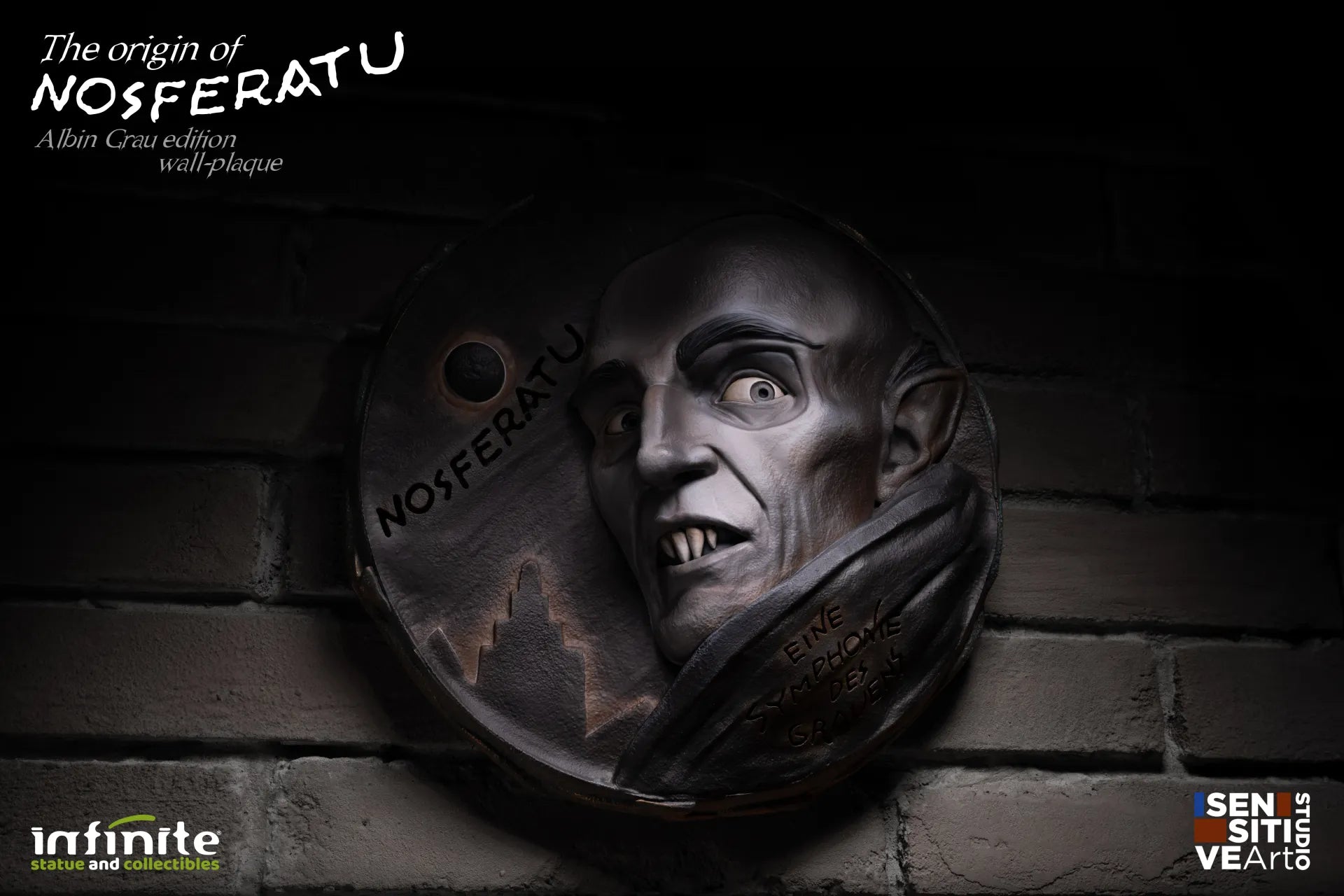 [PREORDINE] Nosferatu Albin Grau Edition Wall Plaque - Infinite Statue