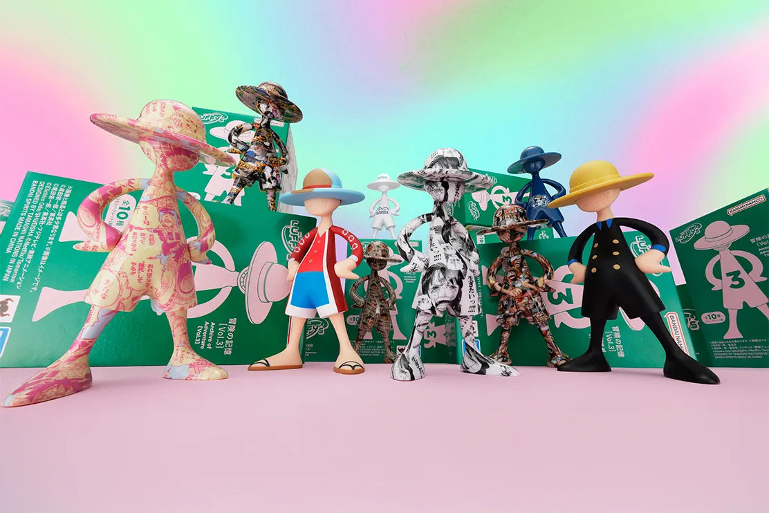 [PREORDINE] ONE PIECE LUFFY ARCHIVE OF ADVENTURE VOL.3 DISPLAY (10) - Design Toy Bandai