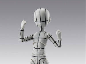 [PREORDINE] Body-kun Ken Sugimori Wireframe (Gray) S.H.Figuarts