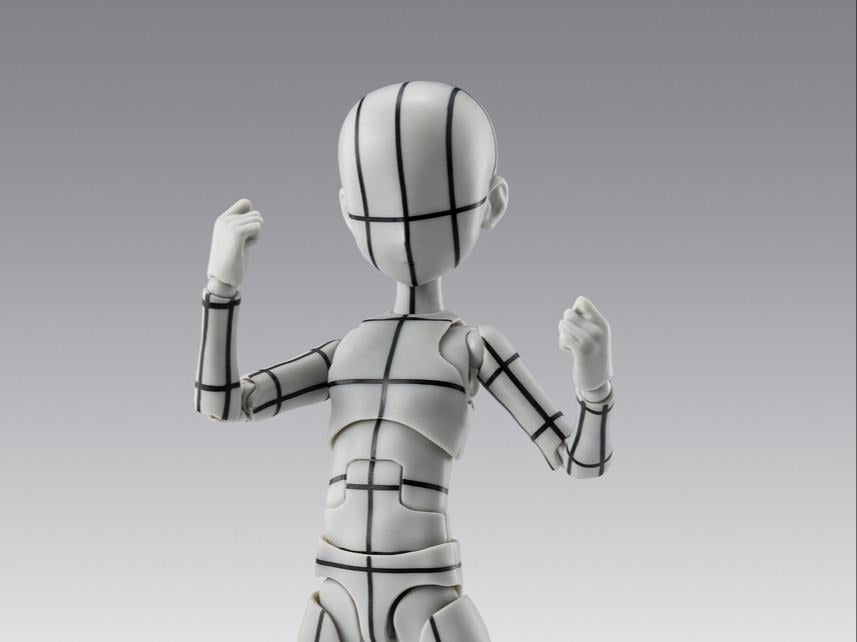 [PREORDINE] Body-kun Ken Sugimori Wireframe (Gray) S.H.Figuarts