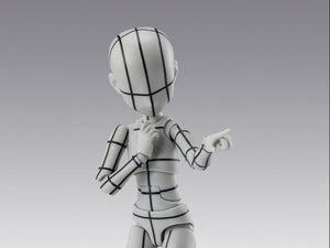 [PREORDINE] Body-chan Ken Sugimori Wireframe (Gray) S.H.Figuarts