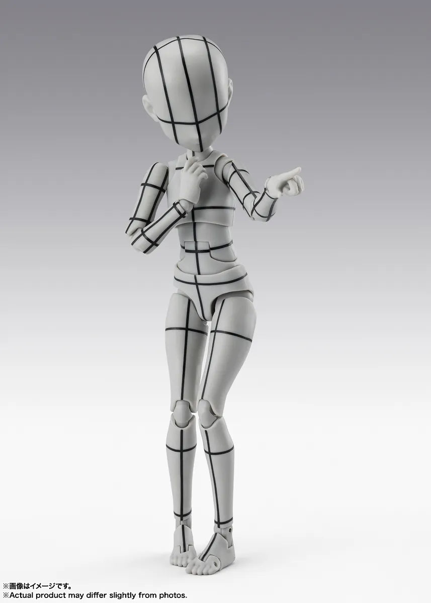 [PREORDINE] Body-chan Ken Sugimori Wireframe (Gray) S.H.Figuarts