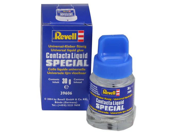 Colla Liquida Speciale Revell Contacta con Pennello 30gr per Modellismo