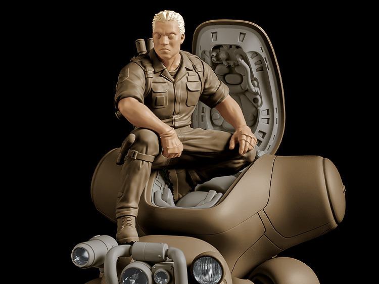 [PREORDINE] Ghost in the Shell Manga - Model Kit Batou & Fuchikoma PLAMAX