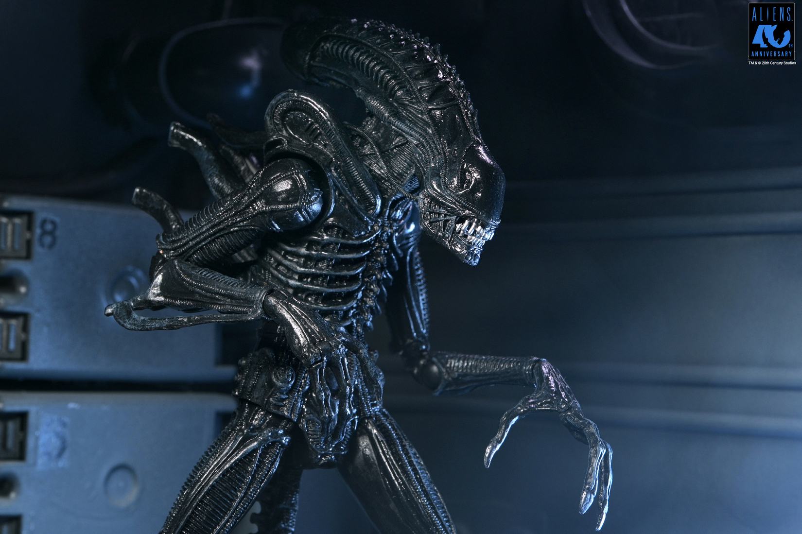 [PREORDINE] ALIENS 40TH ANNIVERSARY WARRIOR XENOMORPH BLACK ULTIMATE AF