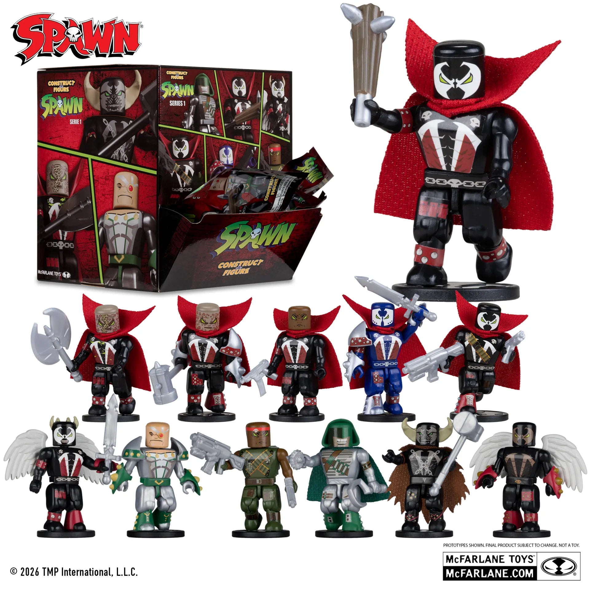 [PREORDINE] Spawn Construct-A-Figure Blind Bag S1 Display (36)