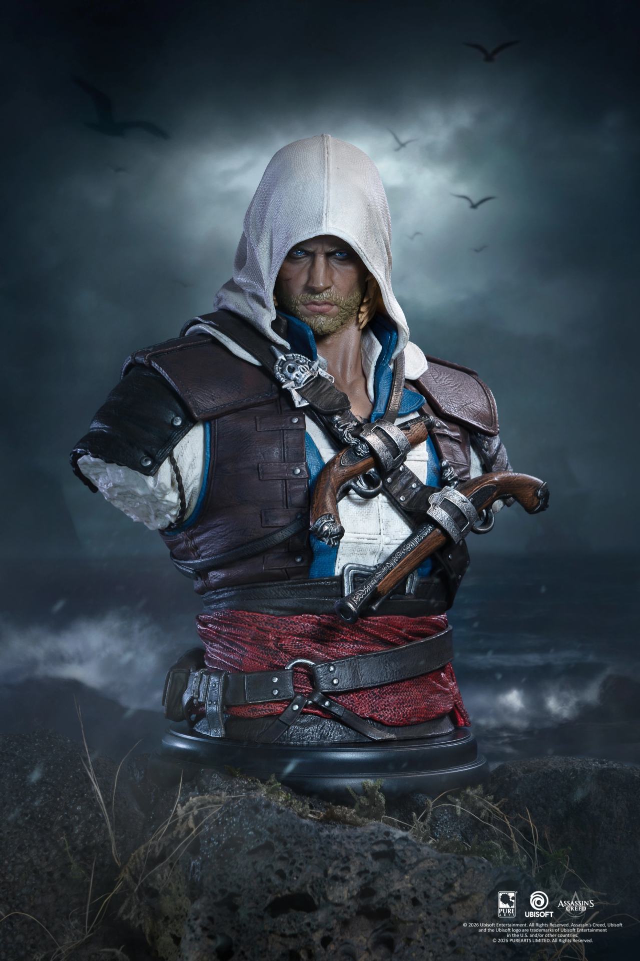 [PREORDINE] Busto Edward Kenway 1/4 - Assassin's Creed Black Flag Resynced