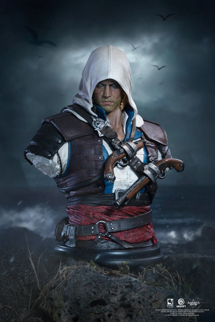 [PREORDINE] Busto Edward Kenway 1/4 - Assassin's Creed Black Flag Resynced