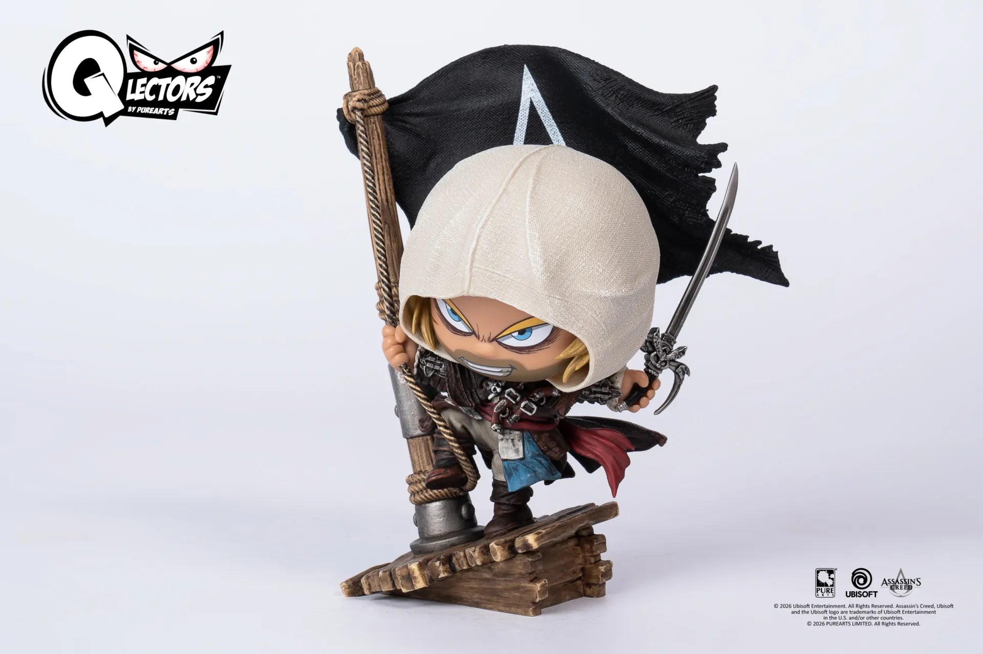 [PREORDINE] Assassin's Creed Black Flag Resynced Edward Kenway Qlectors Figure Pure Arts
