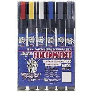 Gundam Marker GMS-109 Gundam Seed Set - Pennarelli per Modellismo