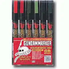 Gundam Marker GMS-108 Zeon Set - Pennarelli per Model Kit
