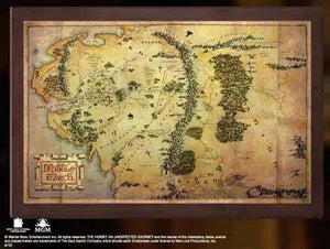 [PREORDINE] Mappa della Terra di Mezzo - Lo Hobbit - Noble Collection