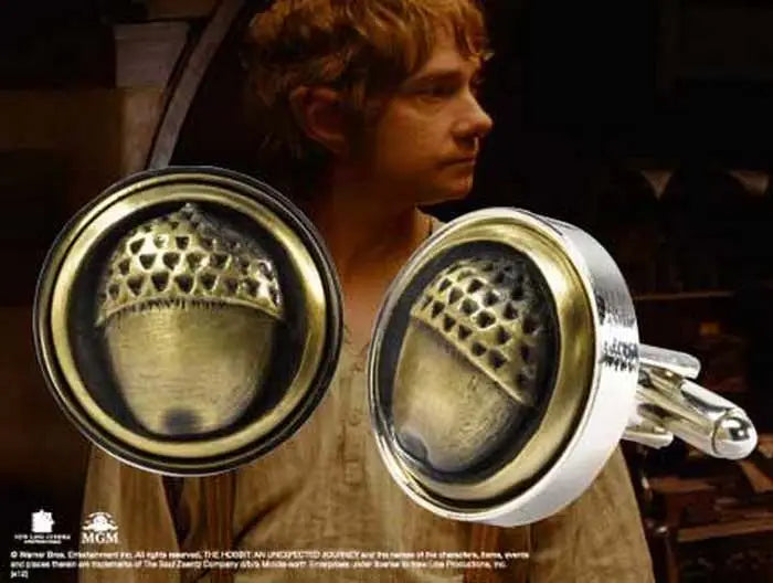 [PREORDINE] HOBBIT Gemelli Bilbo Baggins Button - Noble Collection