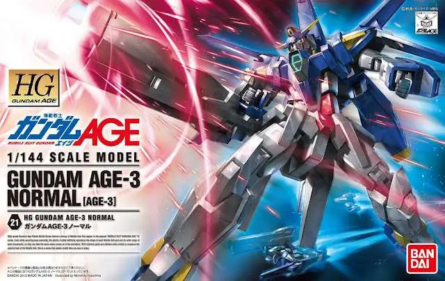 [PREORDINE] HG GUNDAM AGE-3 NORMAL 1/144 - Model Kit Bandai Gunpla