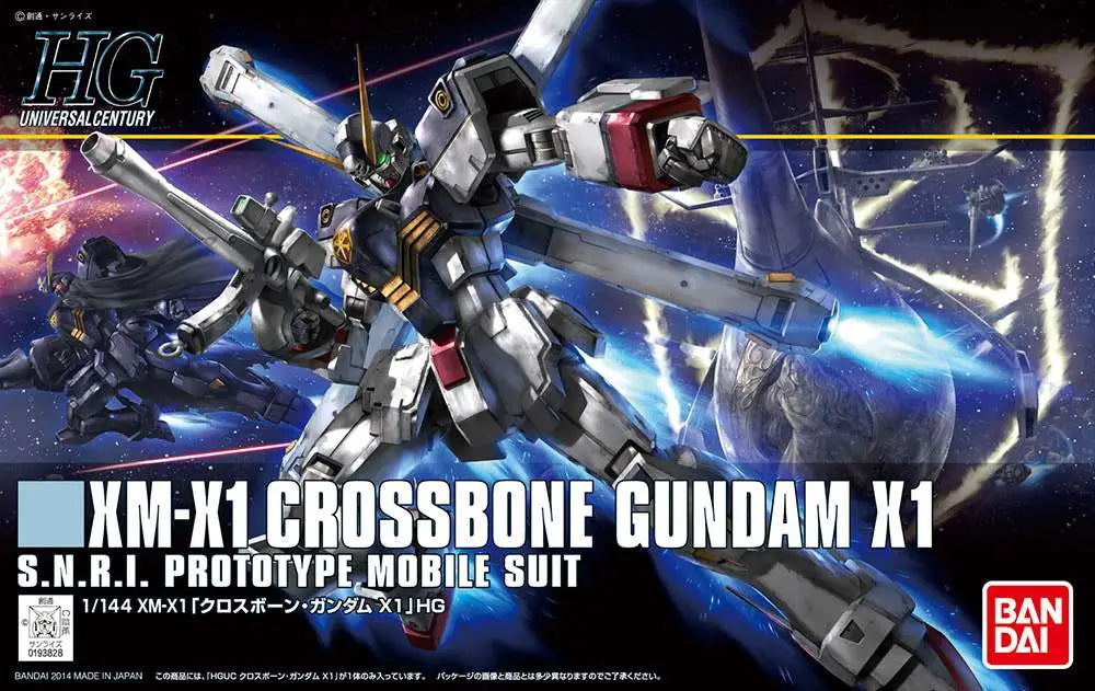 [PREORDINE] HGUC GUNDAM CROSS BONE X1 1/144 - Model Kit Bandai