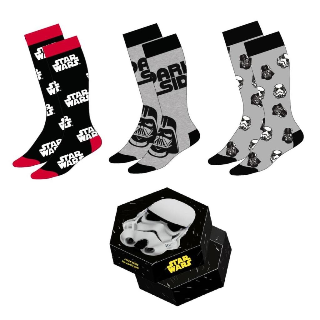 [PREORDER] STAR WARS - 3 Pairs socks Pack (UK Size 5-10,5)