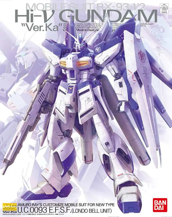 [PREORDINE] MG GUNDAM HI-NU RX-93 VER. KA 1/100 - Model Kit Bandai