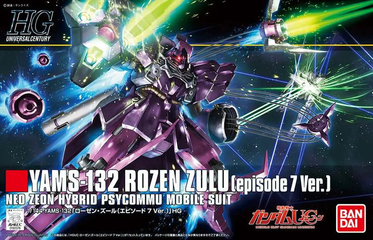 [PREORDINE] HGUC ROZEN ZULU EP 7 1/144 - Model Kit Bandai