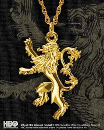 [PREORDINE] Ciondolo Lannister Game of Thrones Placcato Oro