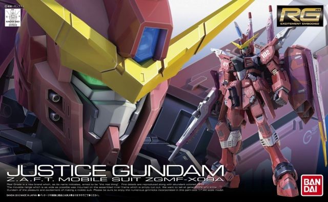 RG 09 ZGMF-X09A Justice Gundam