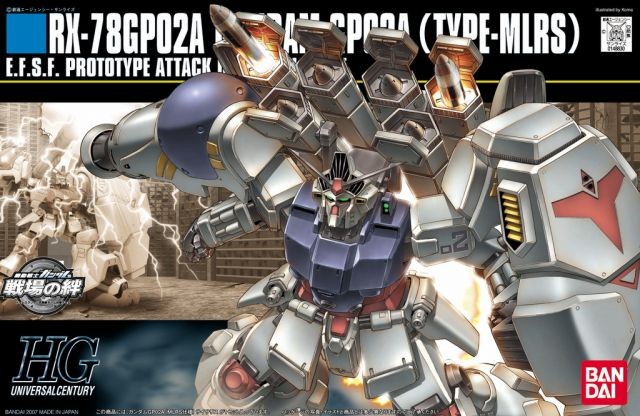 [PREORDER] HGUC 075 RX-78GP02 Gundam GP02 Type MLRS