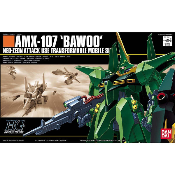GUNDAM - HG 1/144 AMX-107 Bawoo Neo-Zeon Attack - Model Kit