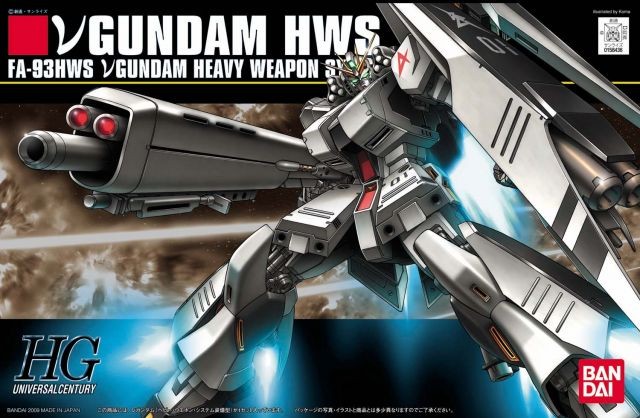 HGUC 093 FA-93HWS Nu Gundam Heavy Weapon System