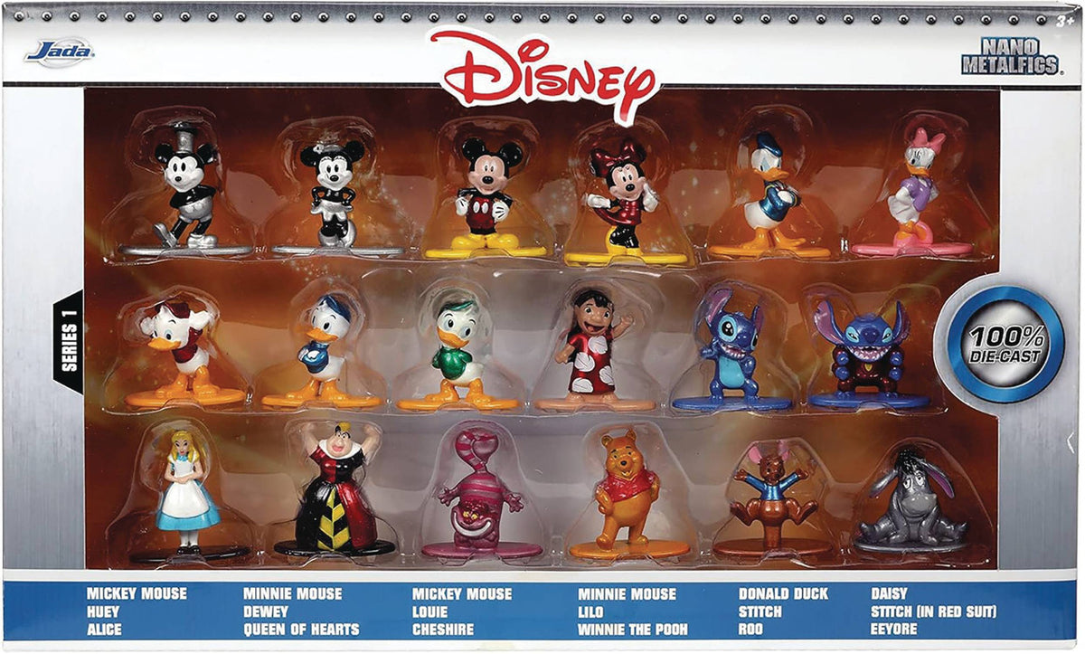 Disney Nano Metalfigs Wave 1 - Set 18 figure die-cast - Jada Toys